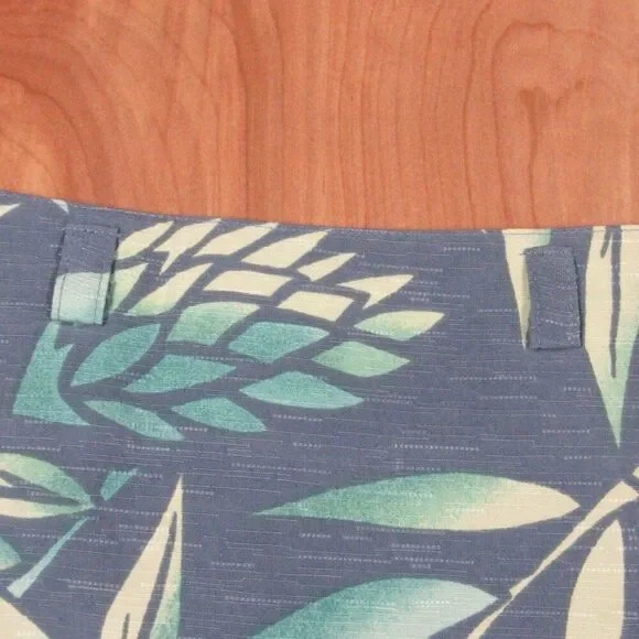 TOMMY BAHAMA Tropical Hawaiian 100% Silk Skirt Womens Sz 14 Fully Lined Side Zip - Picture 9 of 12